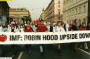 IMF / World Bank protest march in Prague  Sept. 2000